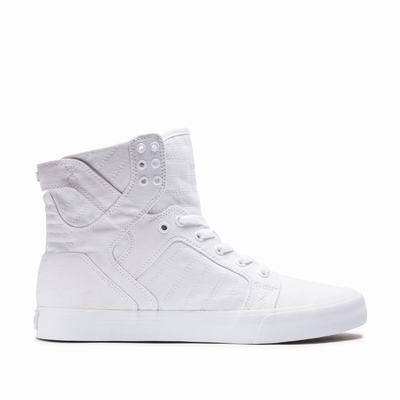 Női Supra SKYTOP D Magasszárú Cipő HU625347 Fehér/Bézs